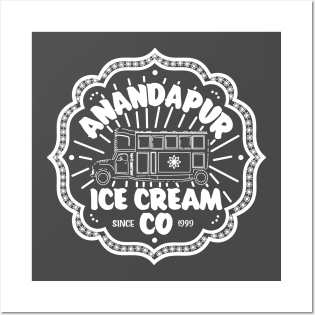 Anandapur Ice Cream Co Wall Art by WearInTheWorld